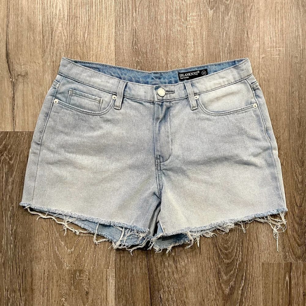 BLANK NYC The Fulton Roll Up Shorts - Size: 29